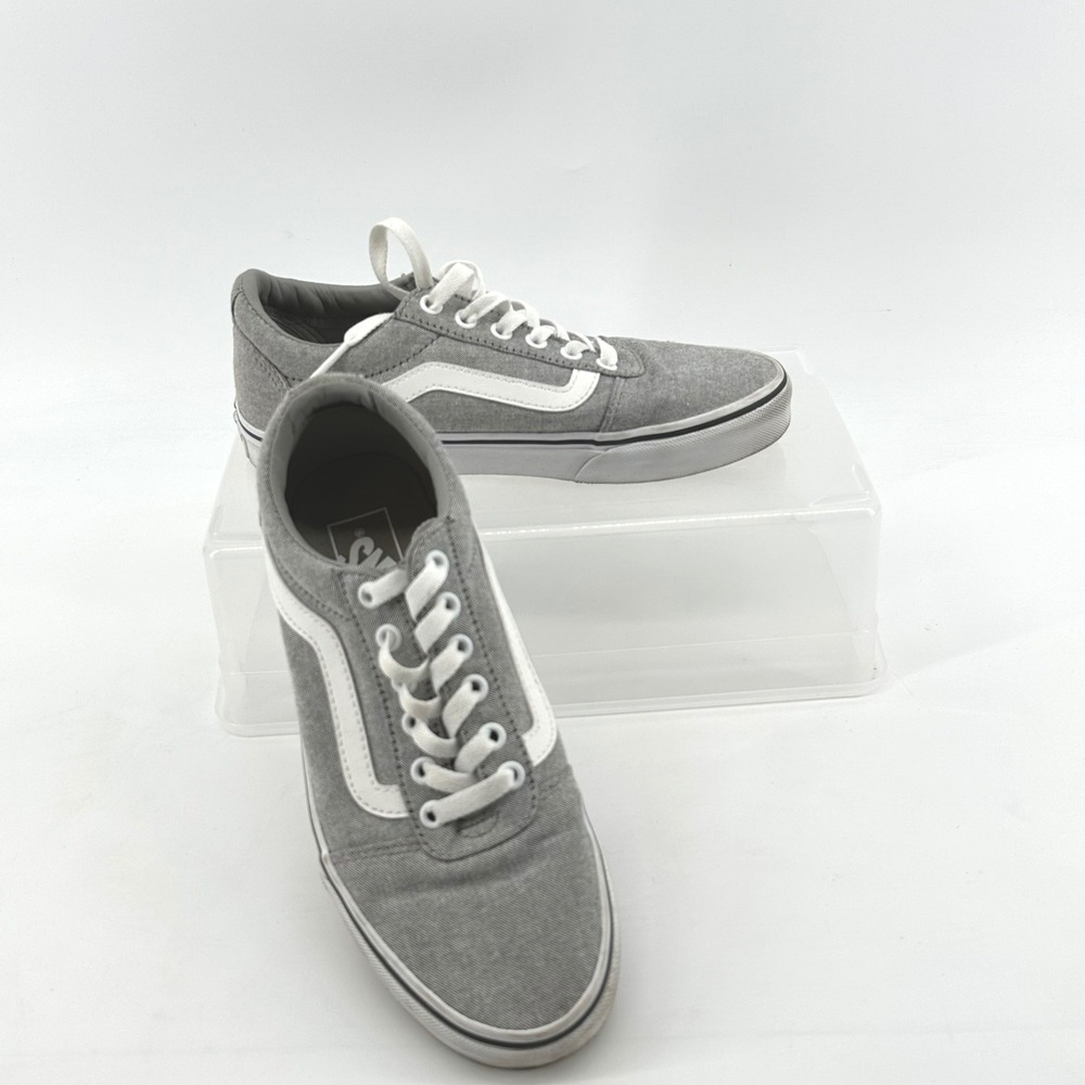 Vans Old Skool Sneakers Women 7.5 Gray Skater Streetwear Retro Classic‎